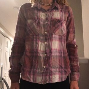 Flannel button up